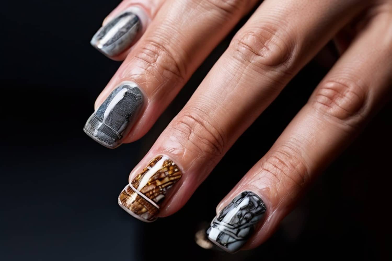 What are the best nail repair techniques used in Markham